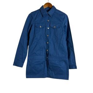 Zara blue long sleeve‎ jean dress. Size small